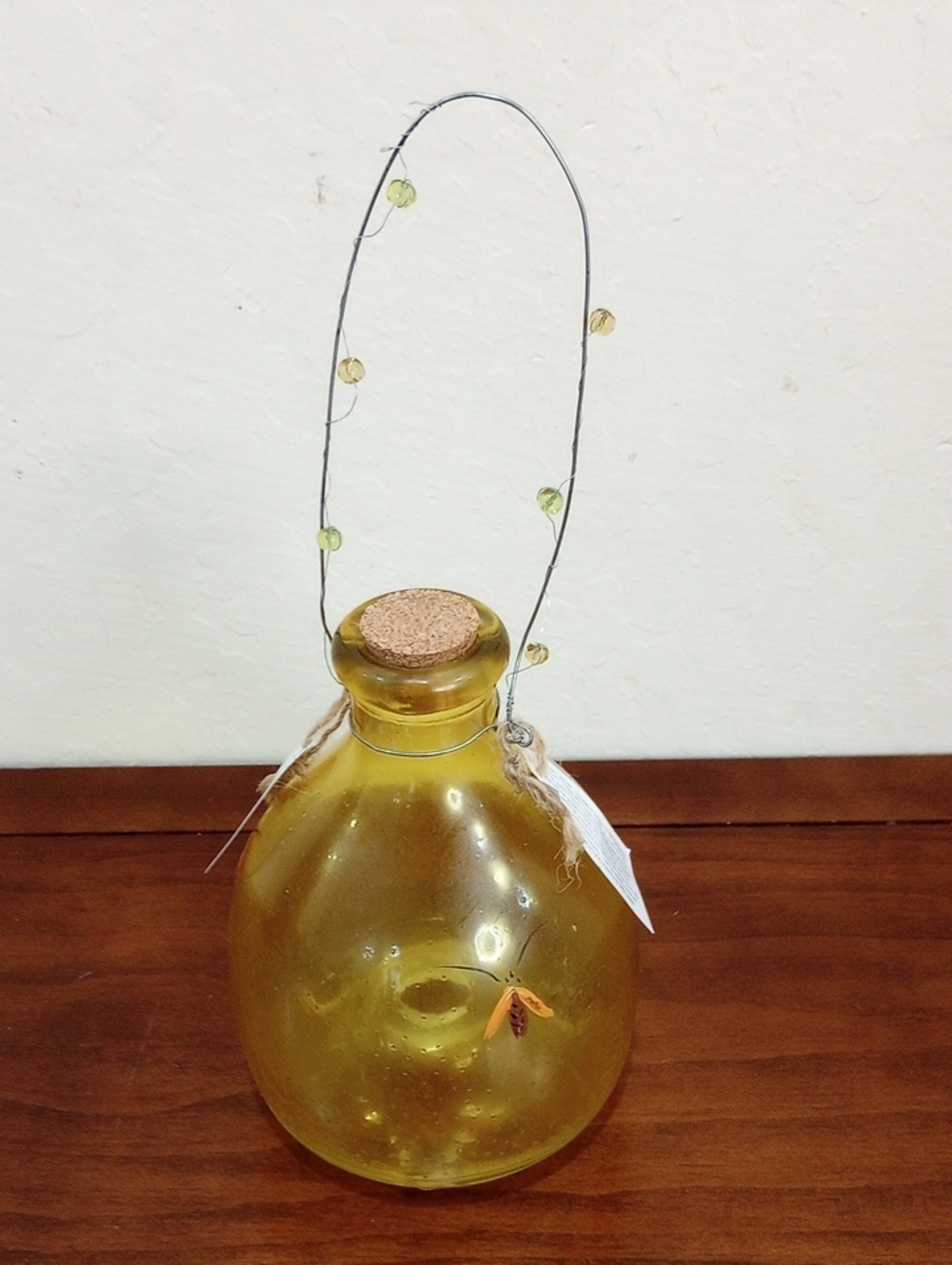 Yellow Glass Wasp Catcher - New!